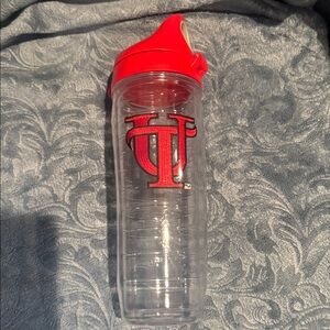 Tervis water tumbler UT University of Tampa Spartans with flip lid 24oz